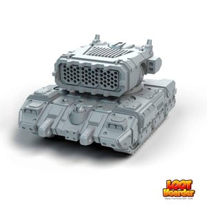 Nesrak | Sir Mortimer Bombito | American Mecha | Compatible with BT and other 6mm Tabletop Wargames