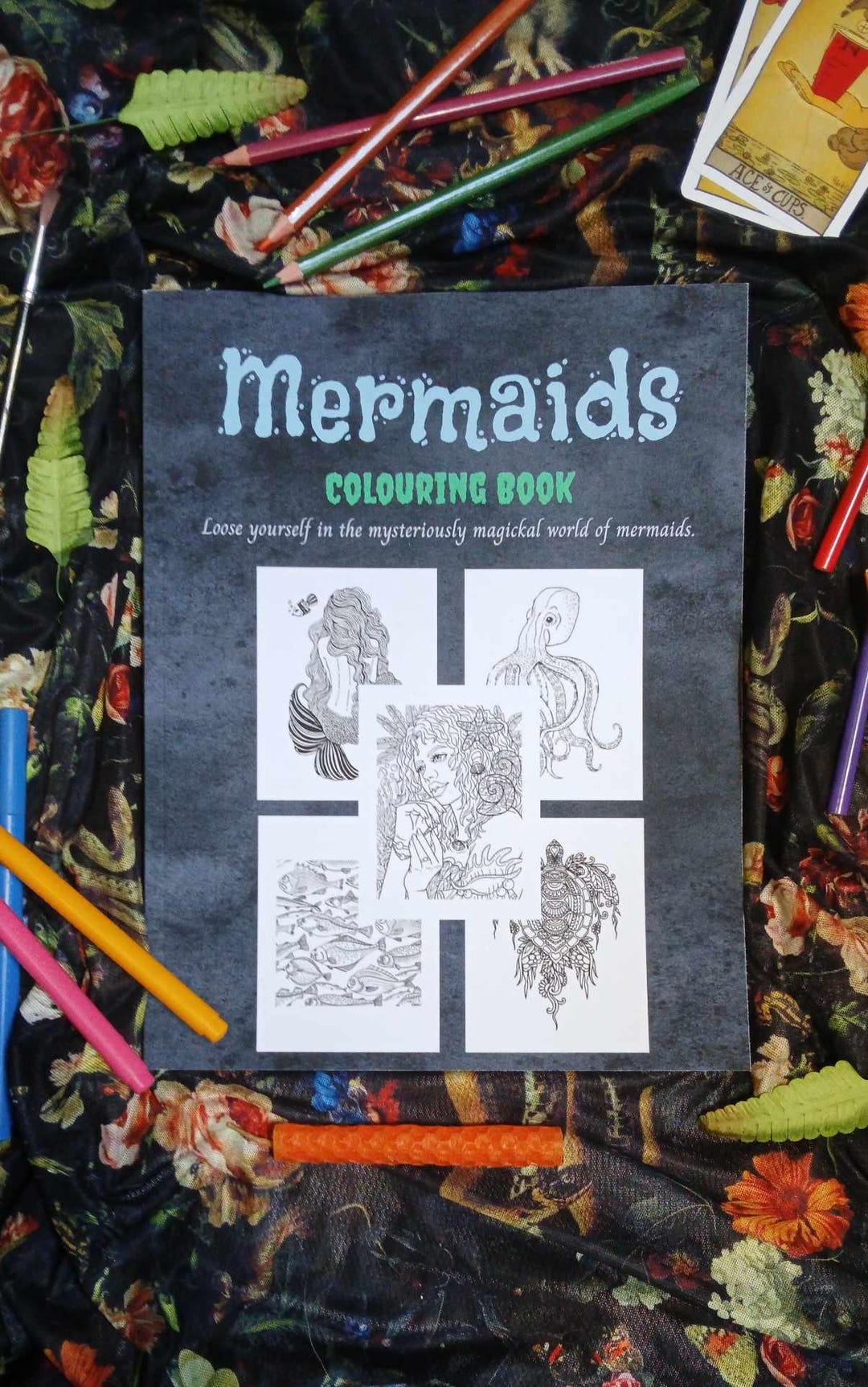 Mermaids Colouring Book, Cosy Craft, A4, 60 Pages - Etsy
