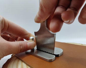 STITCHING IRONS/CHISELS Stainless Steel Pull Out Board