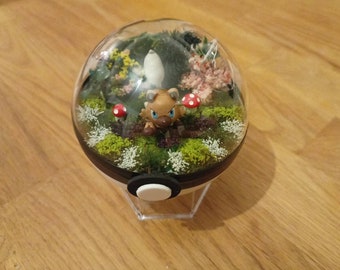 Rockruff Handgemachtes Pokémon Pokeball Terrarium. Pokemon, Pokeballs, geeky Geschenk.