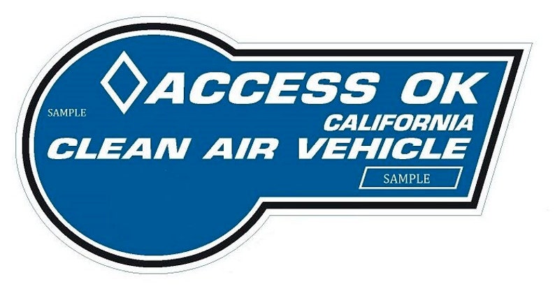 2021-ca-clean-air-vehicle-decal-removable-magnet-etsy
