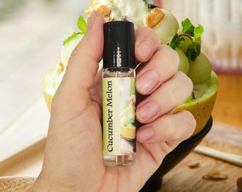 Cucumber Melon Perfume Oil - Refreshing Honeydew & Cucumber Summer Fragrance