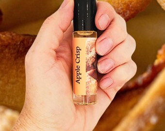 Apple Crisp Perfume Oil Roll On: Delicious Autumn Bakery Fragrance, Apple Pie Scent