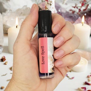 Love Spell Perfume Oil - Sweet Seductive Fragrance with Fruits, Florals, and Musk