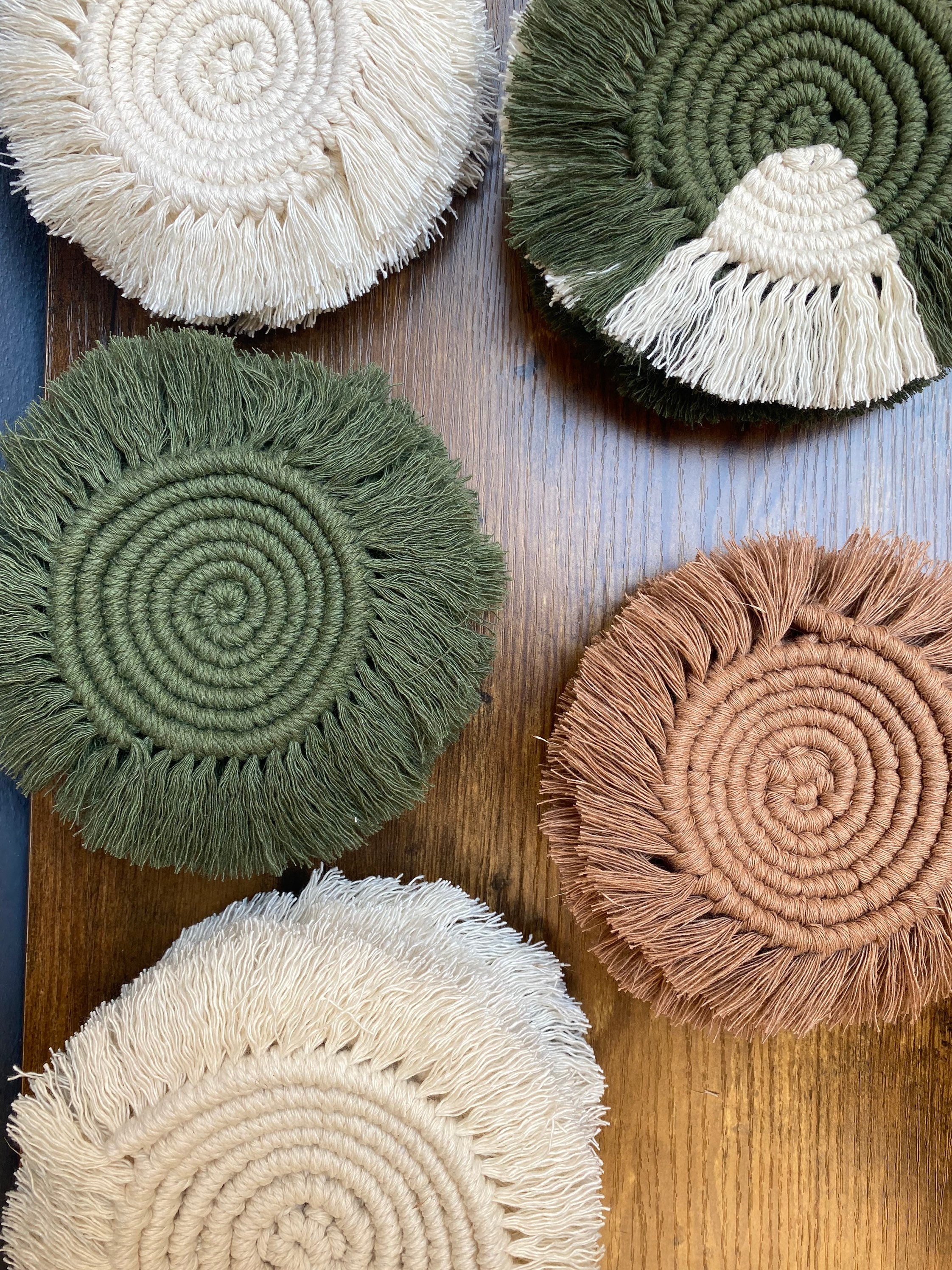 Dessous de Verres Macramé