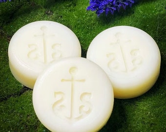 3'' Custom Soap Mold Your Logo or Text (3'' Round Soap Mold) Personalized custom Silicone Soap Mold for Soap Making