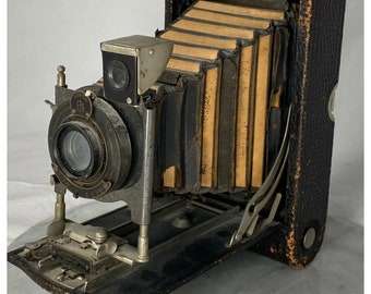 Antique KODAK No3 A Folding Camera, Postcard Format Pictures