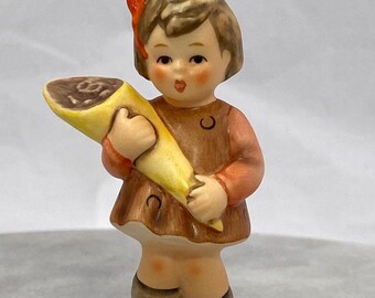 Hummel Figurine &quot;A Sweet Offering&quot; 549 3/0, TMK7 1990-1999, Limited Edition M I Hummel Club, Little Girl with Flower Bouquet