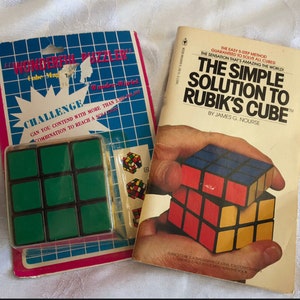 The Simple Solution to Rubik’s Cube™ paperback by James G Norse, & Wunder-Wurfel ( Wondferful Puzzler) Toy