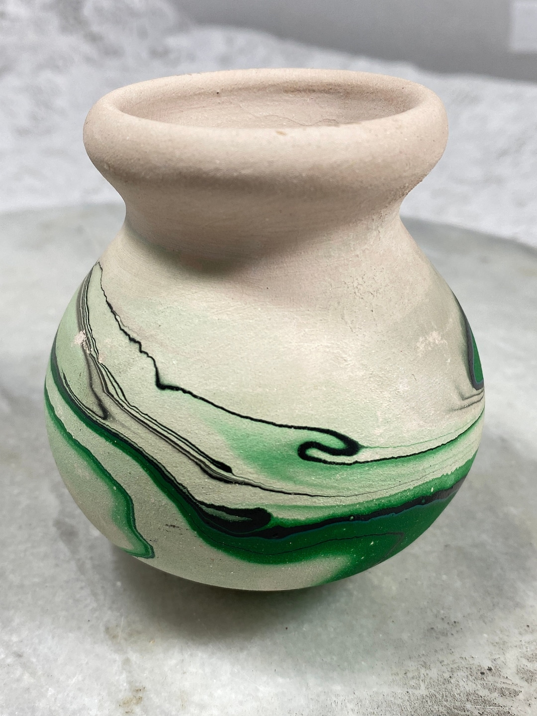 Small Nemadji Pottery Bud Vase - Etsy