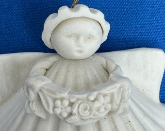 Vintage Margaret Furlong Angel Ornaments: Bisque Porcelain Set - Etsy