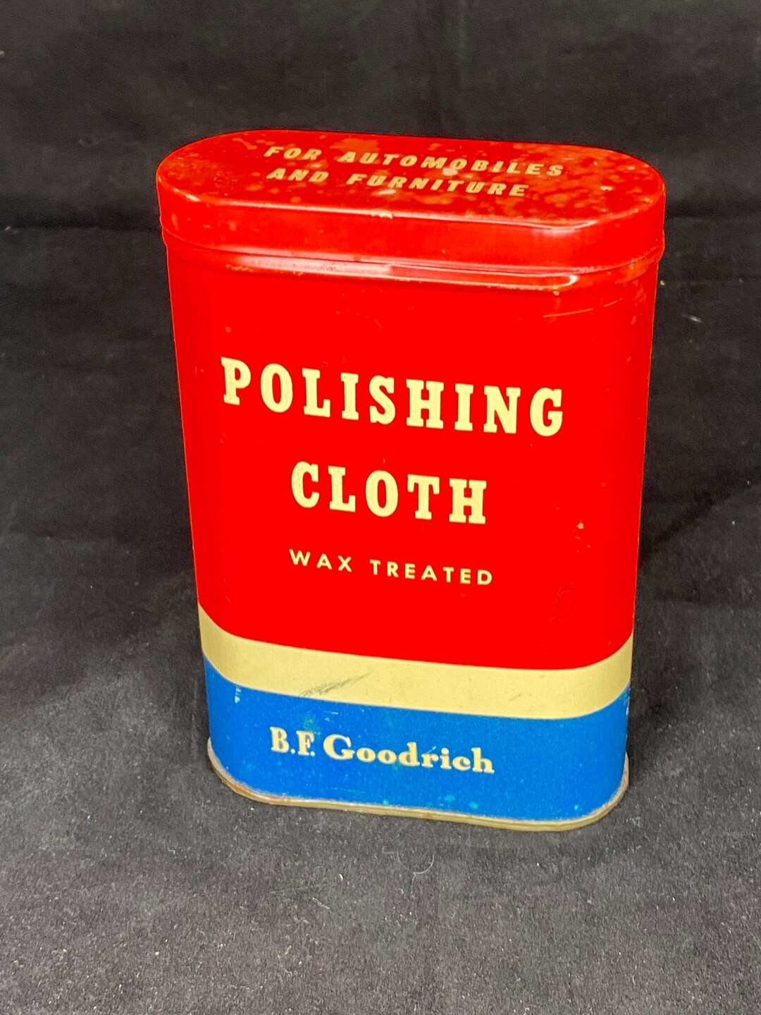Rare Vintage B.F. Goodrich 1930s Auto Wax Treated Polishing Dust Cloth