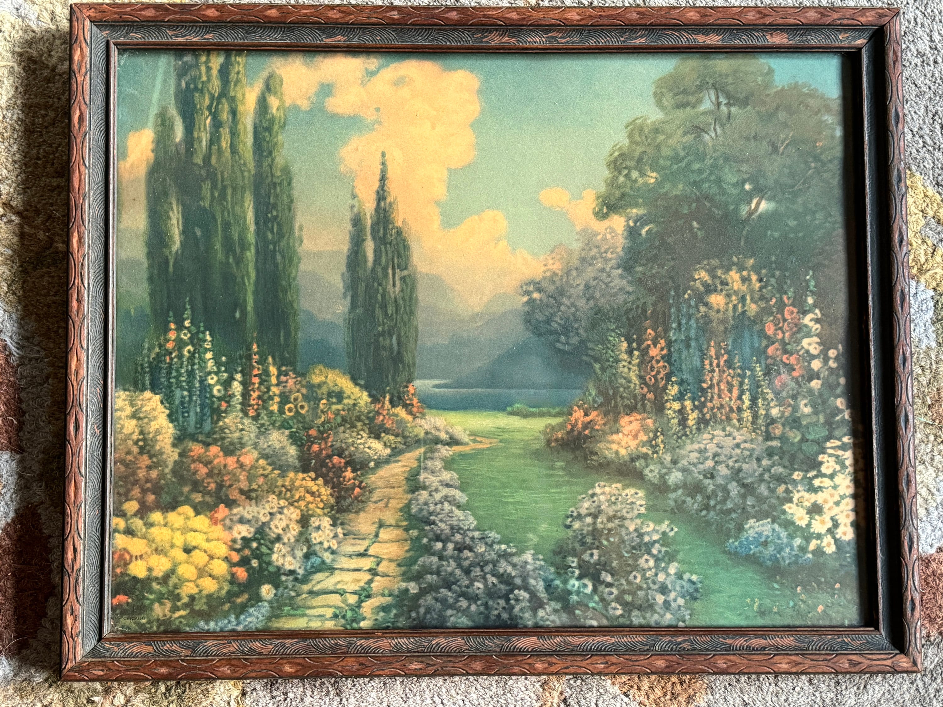 1926 R. Atkinson Fox Lithograph Print: 