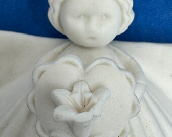 Vintage Margaret Furlong Angel Ornaments: Bisque Porcelain Set - Etsy