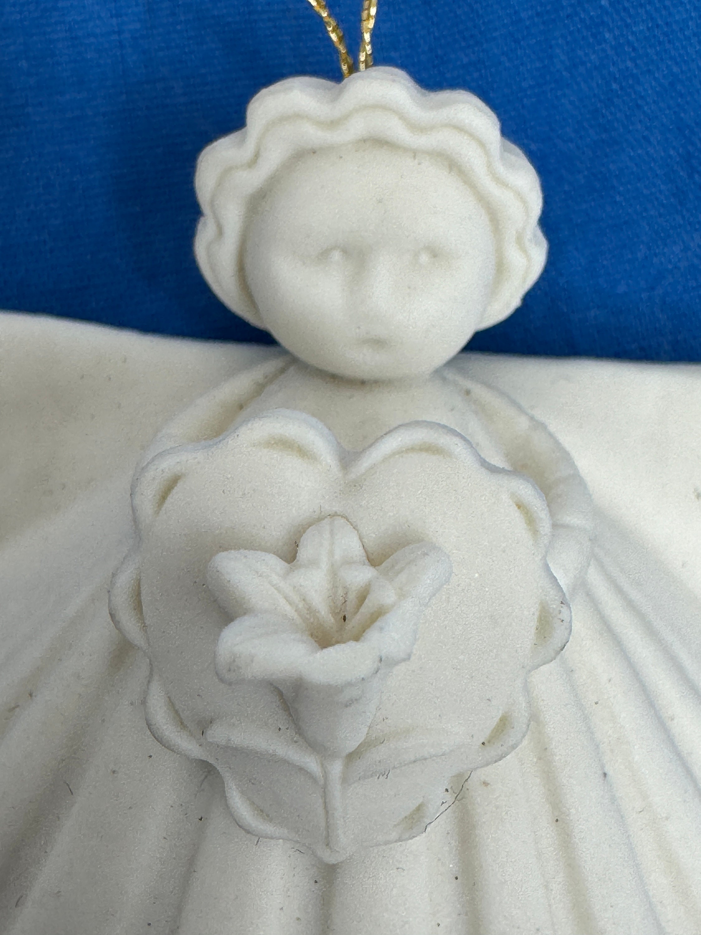 Vintage Margaret Furlong Angel Ornaments: Bisque Porcelain Set - Etsy