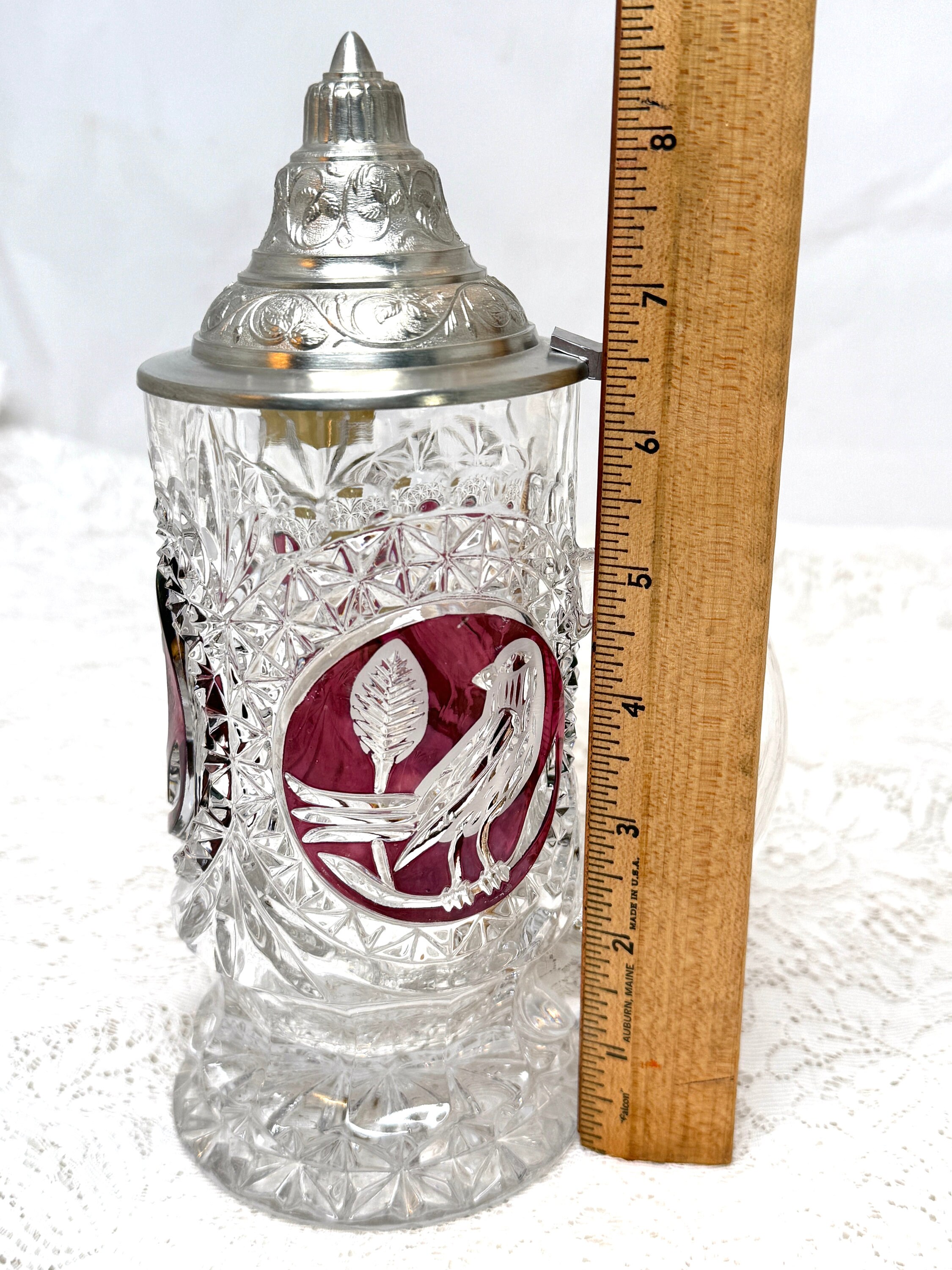 その他 SalzburgNannereCuracao-Liqueurmit Farbst Red Baron Beer Stein
