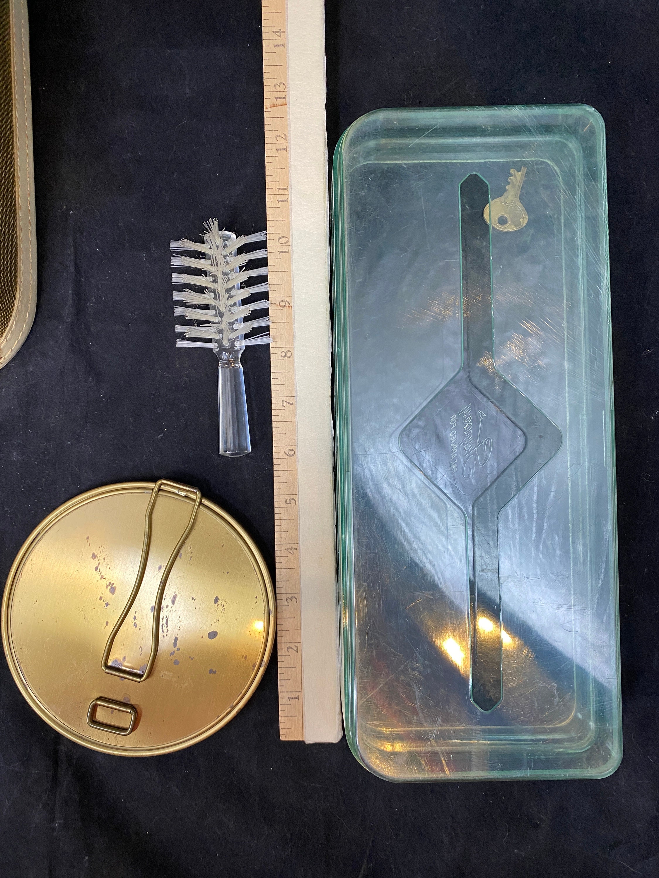 Vintage Skyway Train Case/ Vintage Suitcase/ 1950s Luggage/ Etsy