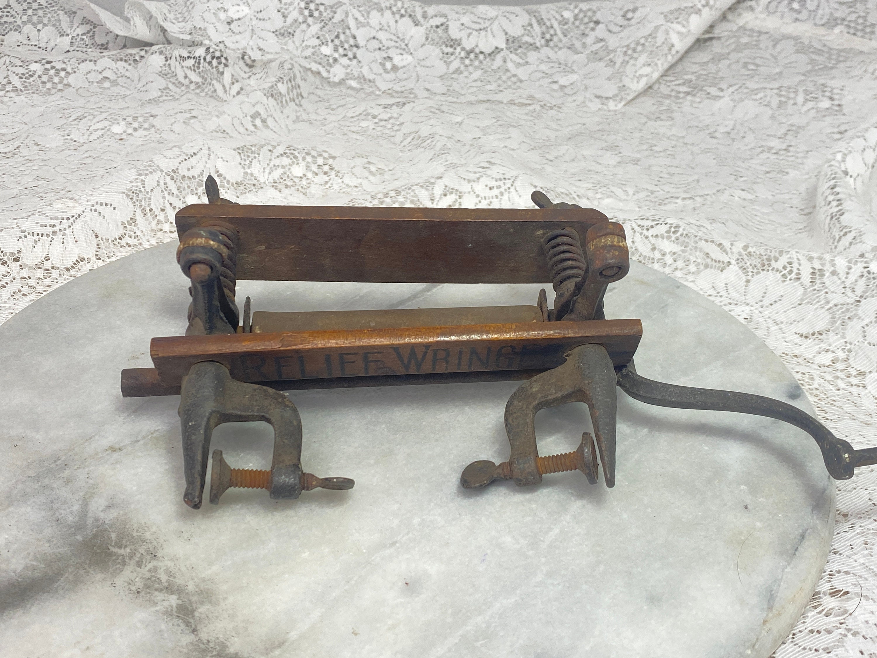 Antique Salesman Sample Horse Shoe Brand Clothes Wringer Etsy