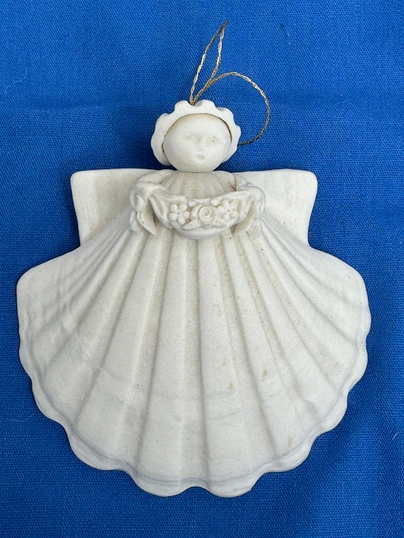 Vintage Margaret Furlong Angel Ornaments: Bisque Porcelain Set - Etsy
