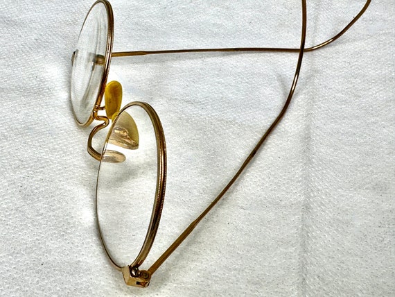 Vintage Gold Ful-Vue Eyeglasses, Round Gold Wire … - image 10