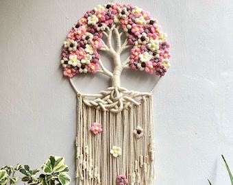 Tree of life macrame wall hanging, Handmade macrame wall hanging, gift for mom, home decoration, nursery decoration, Boho Wall Decor