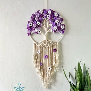 Tree of life macrame wall hanging, Handmade macrame wall hanging, gift for mom, home decoration, nursery decoration
