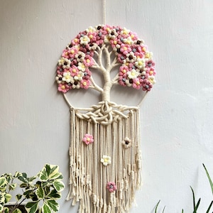 Tree of Life Macrame Wall Hanging: Boho Nursery Decor