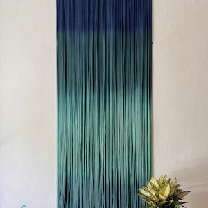Macrame Curtain, Modern Wall Art, Door Curtain, Window Macrame, Farmhouse Decor, Bedroom Valance, Bohemian Tapestry, Housewarming Gift