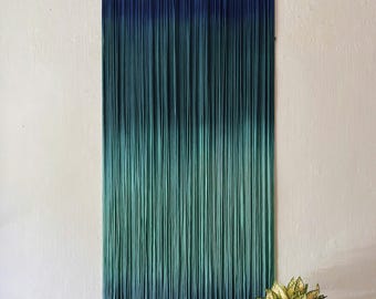 Makramee Vorhang, Moderne Wandkunst, Türvorhang, Fenster Makramee, Bauernhaus Dekor, Schlafzimmer Volant, Boho Wandteppich, Einweihungsgeschenk