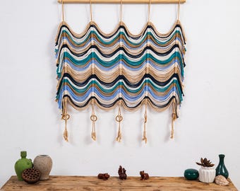 Extra Large Macrame Wall Hanging: Woven Bohemian Mural
