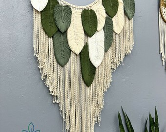 Macramé Mural Grande Arazzo Da Parete Boho Motivo in Macramè per Decorazione Della Casa Small