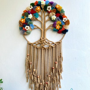 Tree of life macrame wall hanging, Handmade macrame wall hanging, gift for mom, home decoration, nursery decoration, Boho Wall Decor