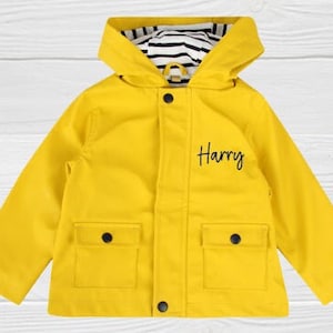 Traditional Kids Rain Jacket | Personalised Rain Coat | Custom Gift Ideas Perfect for Toddlers and Babies