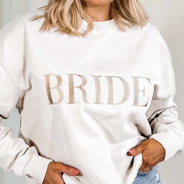 Bride Sweater | Bride To Be Sweatshirt | Bridal Party Top | Hen Do Sweatshirt | Bride Gift | Bridal Shower Outfit
