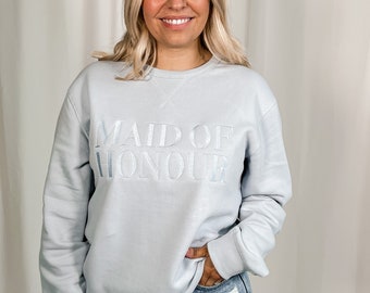 Maid of Honour Outfit | Will You Be My MOH Sweater | Hen Do Sweatshirt | MOH Gift | Bridal Party Present