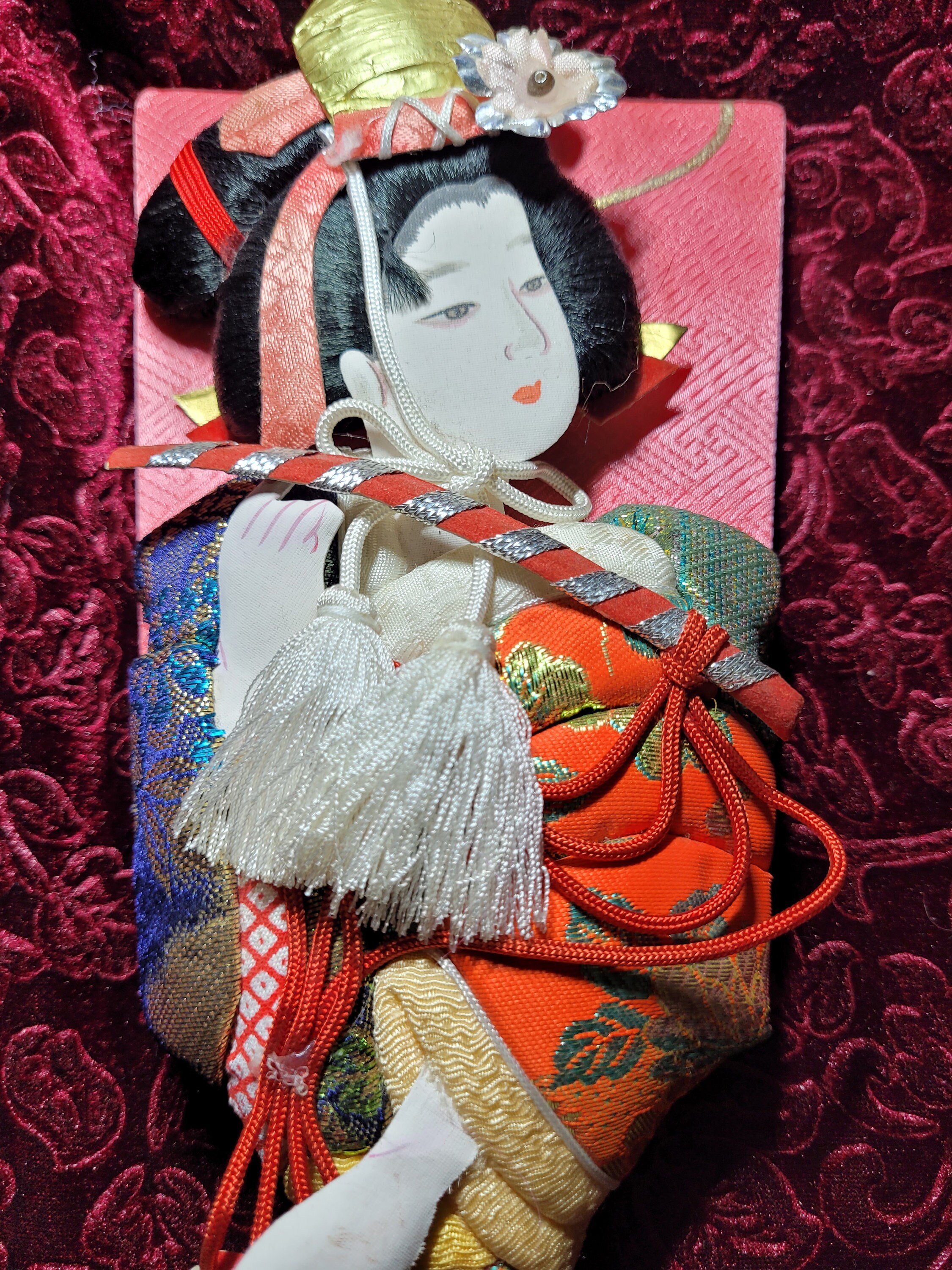 【後払い手数料無料】 New Paddle Hanetsuki Vintage Year Japan Hagoita Oshie 正月