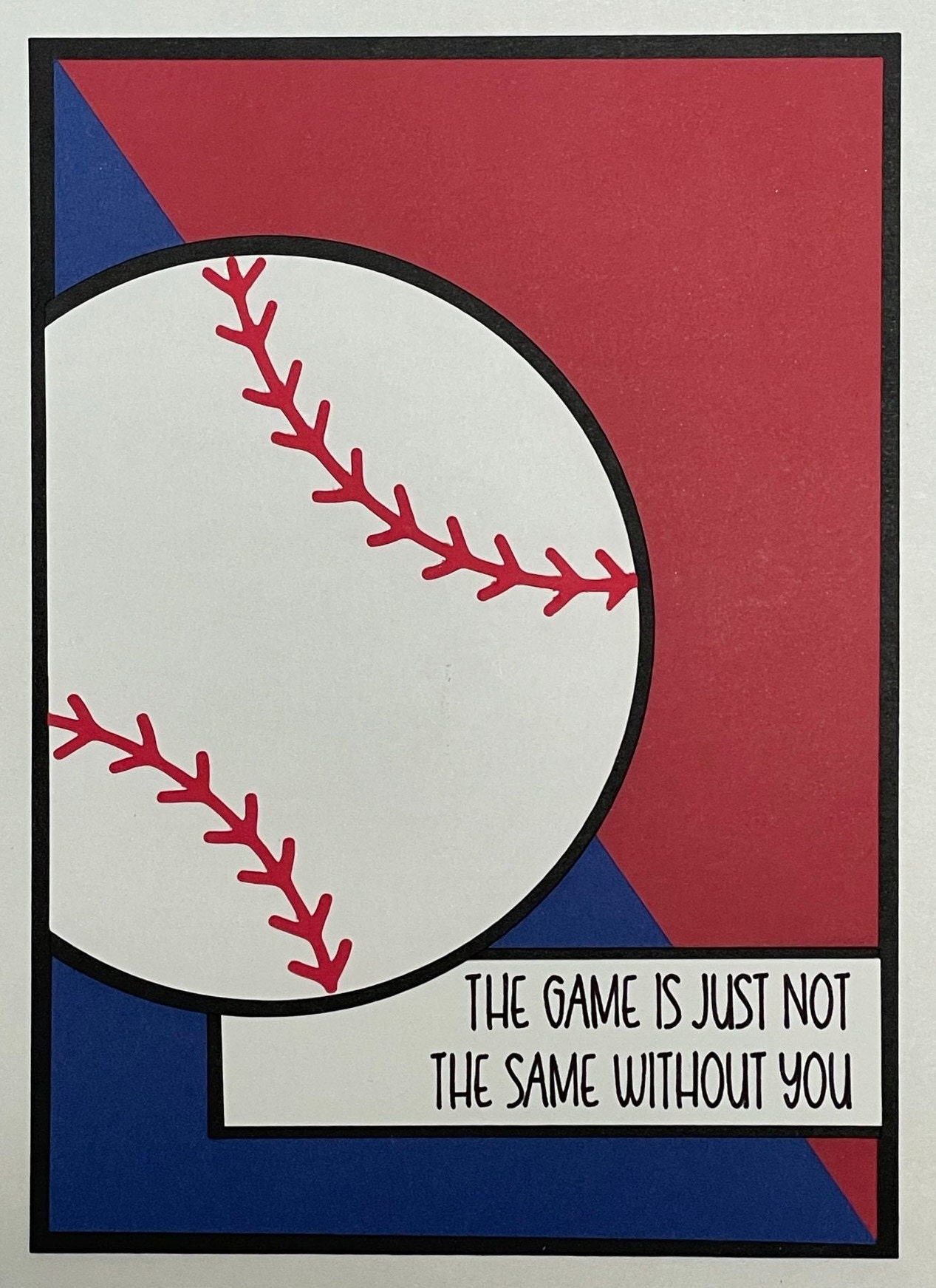 Handmade Baseball Get Well Card, Sports Injury - Etsy