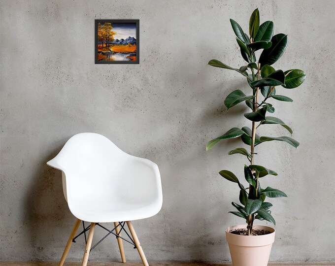 Orange Peak| Framed photo| Painting prints