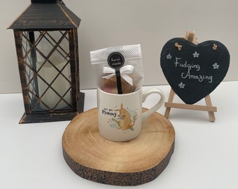 Love You Mummy Mug: Kangaroo Design, Homemade Fudge Gift Set