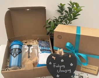 Father’s Day | Birthday Gift Set – Travel Mug, | Handmade Fudge  Socks