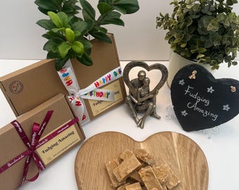 Handmade Honeycomb Fudge Gift Box 200g - 800g  | Gourmet Gift