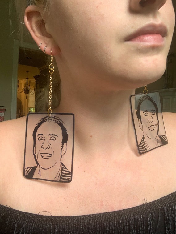 Nicolas cage earrings store