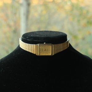 Gold Tank Watch Choker