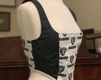 LV Raiders NFL Corset