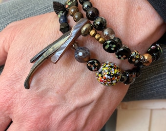 Driestrengs kralenarmband