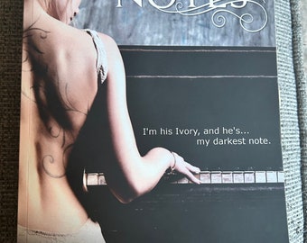 Annotated copy of Dark Notes by Pam Godwin | bookish gift, spicy taboo romance book, buddy read, annotated book with a friend.