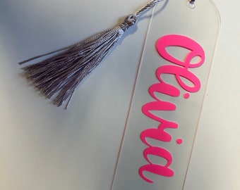 Personalized Acrylic Bookmark