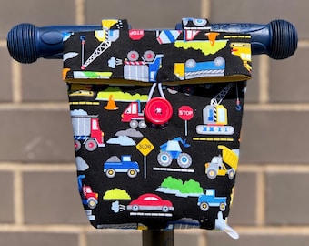 Construction Bike/Scooter Handlebar Bag for Kids