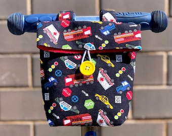 Vehicles Bike/Scooter Handlebar Bag for Kids