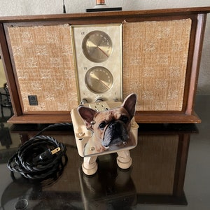 French Bulldog USB charging station and lamp